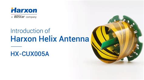 Introduction Of Helix Antenna HX CUX005A YouTube