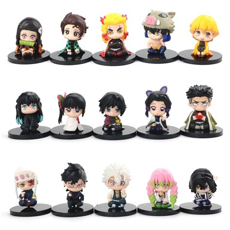 Buy Trunkin Demon Slayer Figures Chibi Small Mascot Action Figures Set