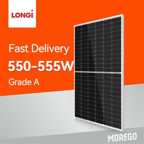 Longi Solar Panels 540W 545W 550W 555W 560W Mono Half Cell 182mm