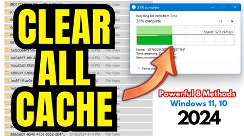 How To Clear All Cache In Windows Make Pc X Faster