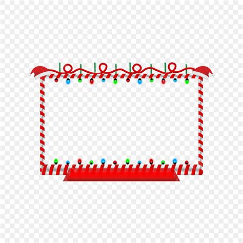 Christmas Light Overlay Vector Hd Images Christmas Facecam Overlay