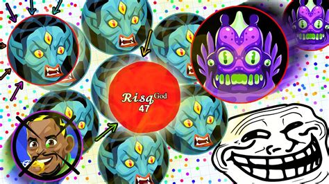 Agario New Trolling 3x1 Same Skin Baiting Troll Hilarious Agar