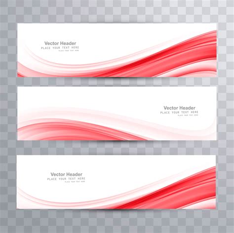 Abstract stylish wave header vector design 257387 Vector Art at Vecteezy