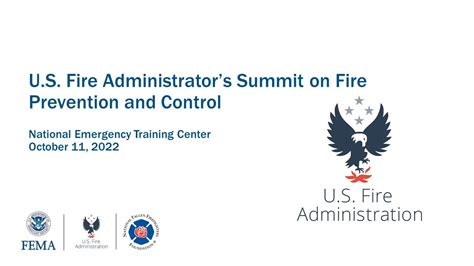 2022 U S Fire Administrators Summit On Fire Prevention And Control