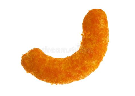 Cheese Puff Isolated stock photo. Image of curl, snack - 20571670