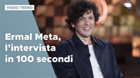 Ermal Meta L Intervista In Secondi Verissimo Video Mediaset