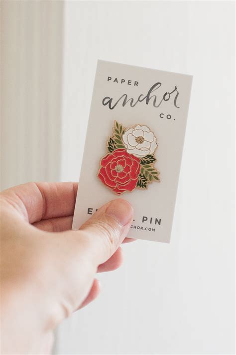 Lovely Flowers Enamel Pin Gather Goods Co