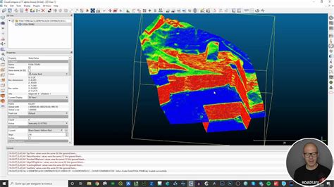 Cloud Compare Proprietà della nuvola di punti e Scalar Field YouTube