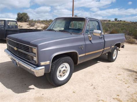 1984 Chevy C10 C20 Gmc Silverado Rust Free Super Straight One Owner Ca