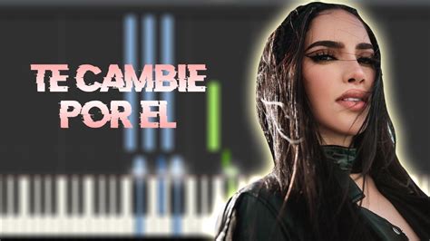 Kim Loaiza Te Cambie Por El Ft Omar Montes Piano Tutorial