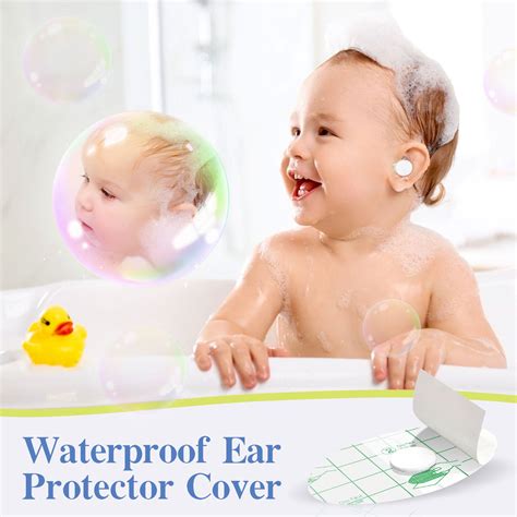 Sefudun Ear Covers For Shower 60 Pcs Waterproof Ear Protector Covers