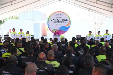 Entregan uniformes a elementos de Tránsito y Vialidad de Gómez Palacio