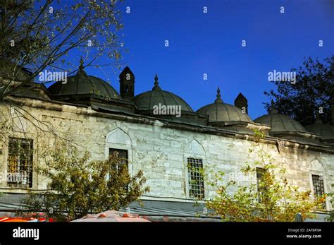 Süleymaniye Camii street at night Istanbul Turkey Stock Photo Alamy