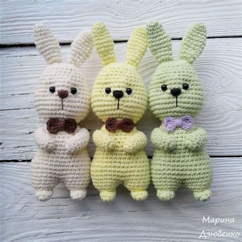 Easter bunny amigurumi: free pattern | Amiguroom Toys