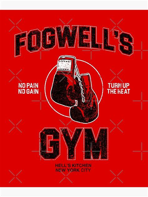 Fogwells Gym Variant Poster By Huckblade Redbubble