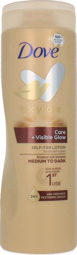 Dove Body Love Care Visible Glow Self Tan Lotion 400 Ml Medium To