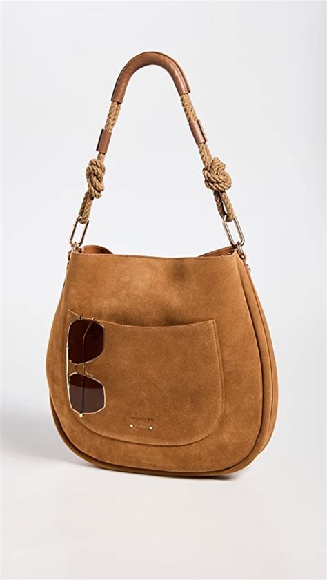 A Suede Shoulder Bag Vanessa Bruno Hobo Rond Best Shoulder Bags 2023