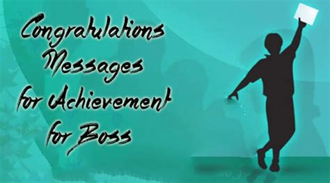 Congratulations Messages for Achievement for Boss