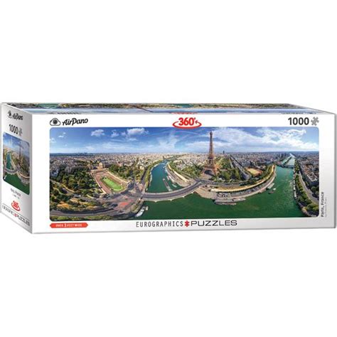 Comprar Puzzle Eurographics panorámico Paris de 1000 piezas