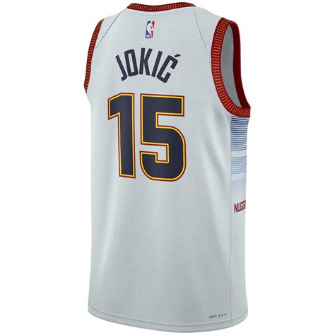 Camisa Nba Denver Nuggets City Edition Swingman Jersey Nikola