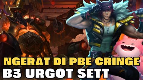 B3 Urgot Sett Carry 5 Country 4 Mosher TFT Set 10 PBE Teamfight