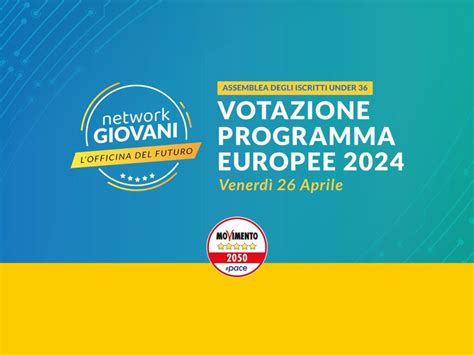 Europee 2024 Votazione Proposte Del Network Giovani Movimento 5 Stelle