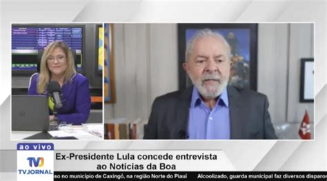 Em Entrevista Lula Diz Que N O Pode Abdicar Da Intelig Ncia De W Dias