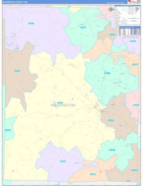 Maps of Washington County Missouri - marketmaps.com