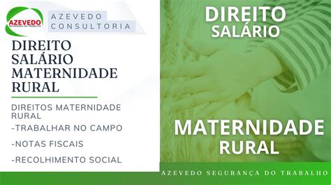 Saber Direito Sal Rio Maternidade Rural Sal Rio Maternidade Quem Tem