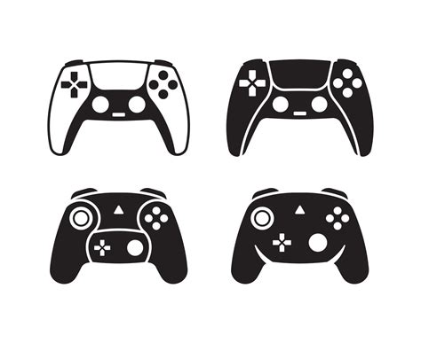 Set Of Console Game Controller Vector Icon 6899510 Vector Art At Vecteezy