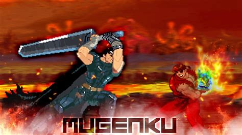 One Minute Melee Armor Guts Vs Mystikblaze Evil Ryu Mugen Youtube