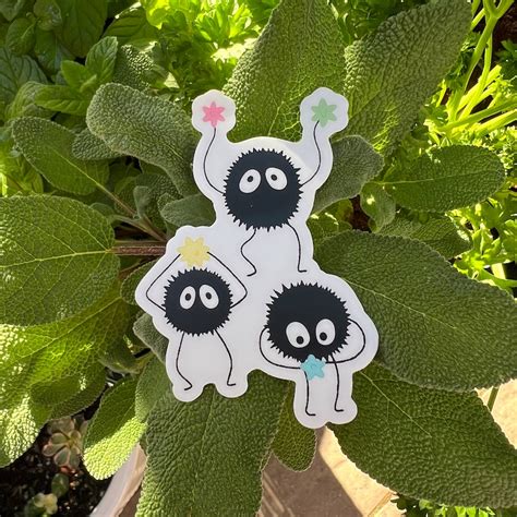 Soot Sprites Spirited Away Sticker Etsy