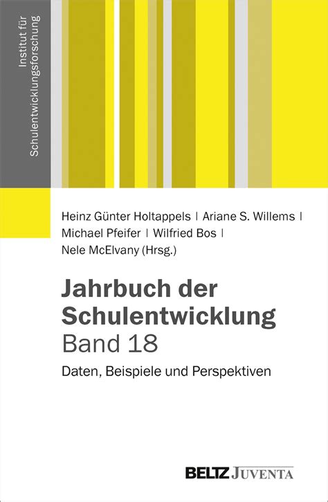 Jahrbuch Der Schulentwicklung Band Daten Beispiele Und