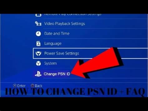 How To Change PSN ID PSN Name Change FAQ Playstation Network ID