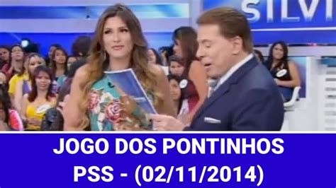 Jogo Dos Pontinhos Programa Silvio Santos Youtube