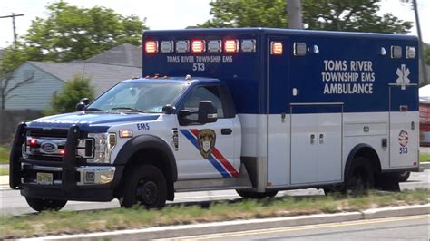 Toms River Police EMS Ambulance 513 Responding YouTube