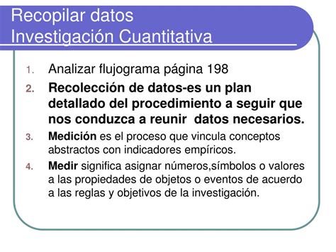 Ppt Cap Tulo Recopilaci N De Datos Cuantitativos Powerpoint