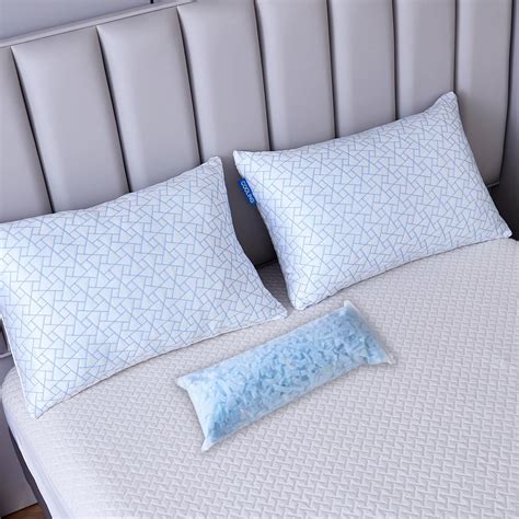 Amazon Pillows Queen Size Set Of 2 Adjustable Firm Shredded