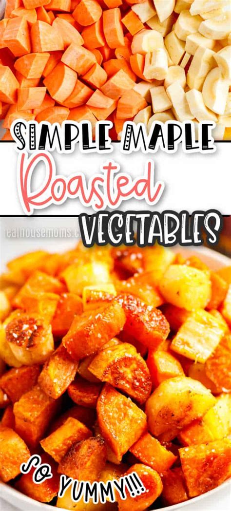 Simple Maple Oven Roasted Vegetables ⋆ Real Housemoms