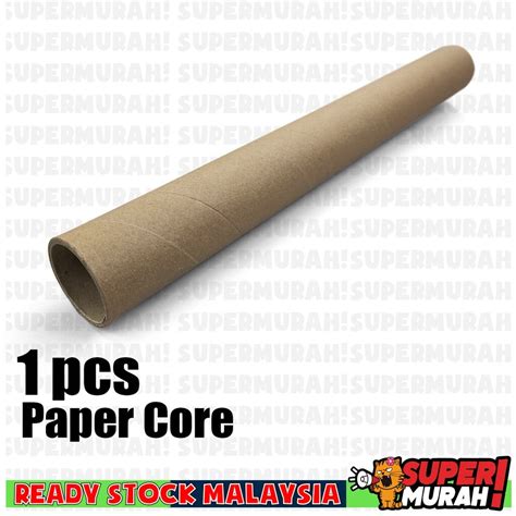 Hard Paper Core Used Brown Cardboard Tube 1pcs Roll Packing Poster