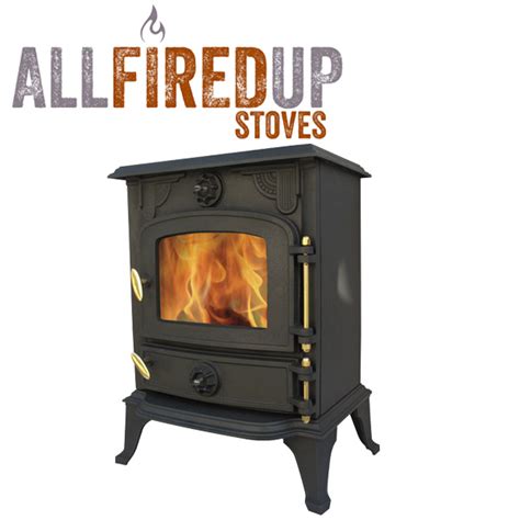 5kw Cast Iron Wood Burning Multi Fuel Stove Complete Flexible Flue Lining Kit Ebay