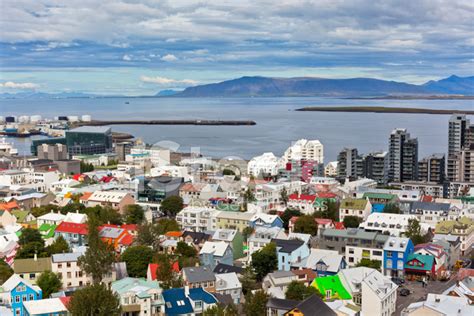 Capital Of Iceland, Reykjavik, View Stock Photo | Royalty-Free | FreeImages