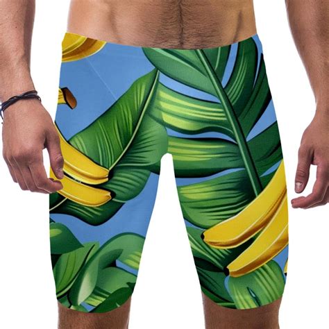 Mens Swim Briefs Mens Athletic Swimwear Jammers Modern Cartoon