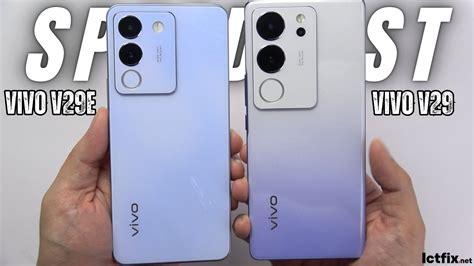 Vivo V29 Vs Vivo V29e Video Test Display SpeedTest Camera