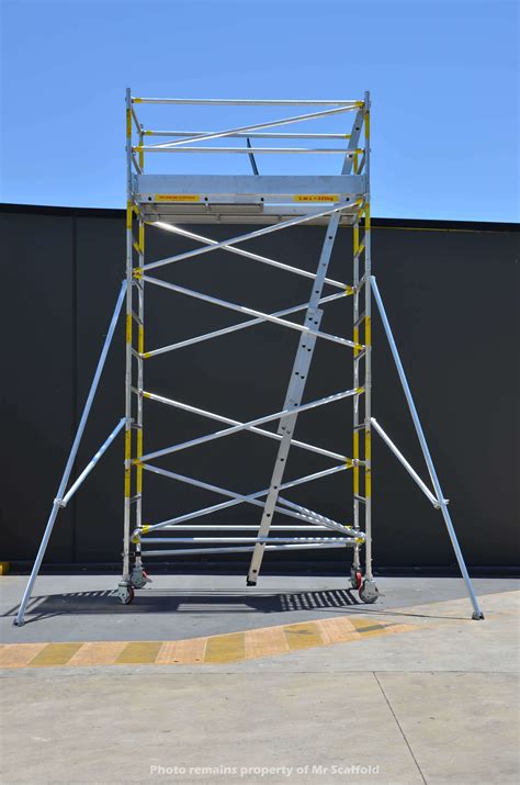 Easyscaf 4m Aluminium Mobile Scaffolding Tower Mr Scaffold