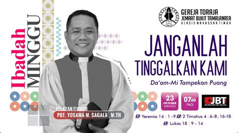 [ Live ] Ibadah Hari Minggu 23 Oktober 2022 07 00 Wita Gereja