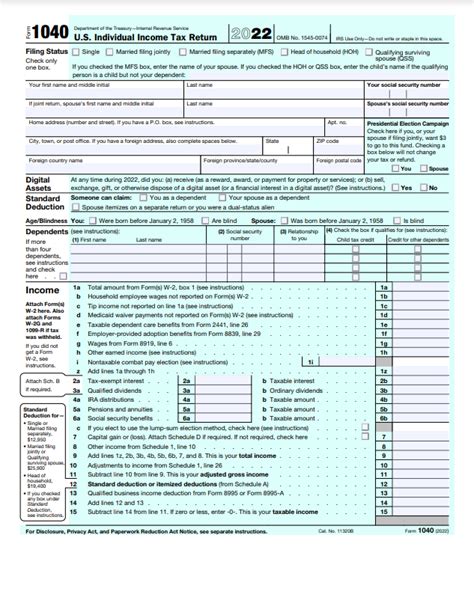 What Is Irs Form 1040