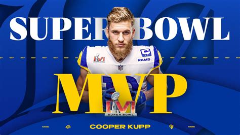 Rams WR Cooper Kupp named Super Bowl LVI MVP