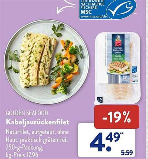 Golden Seafood Kabeljaur Ckenfilet Angebot Bei Aldi S D Prospekte De