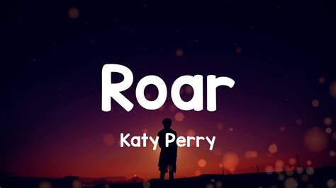 Katy Perry Roar Lyric Video Youtube